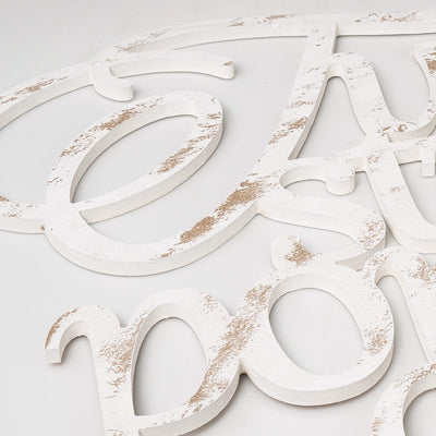 Scritta in Legno Tutte le strade portano a casa