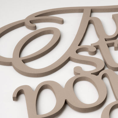 Scritta in Legno Tutte le strade portano a casa