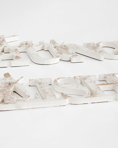 scritta da parete decorazione in legno per la casa 