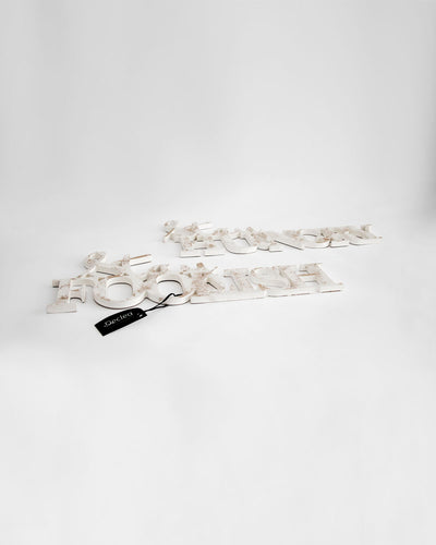 scritta da parete decorazione in legno per la casa 