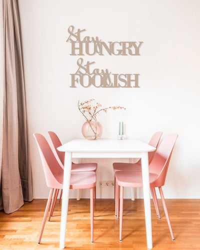 scritta da parete decorazione in legno per la casa 