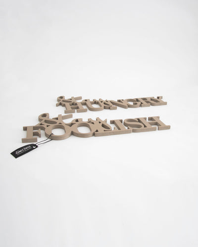 scritta da parete decorazione in legno per la casa 