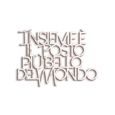 Scritta in Legno Insieme