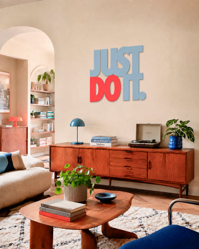 Scritta in legno Just Do It