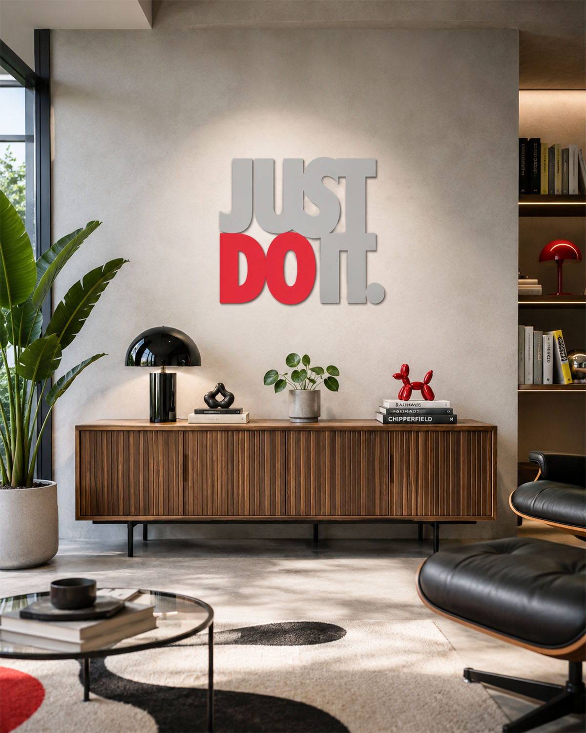 Scritta in legno Just Do It