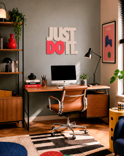 Scritta in legno Just Do It