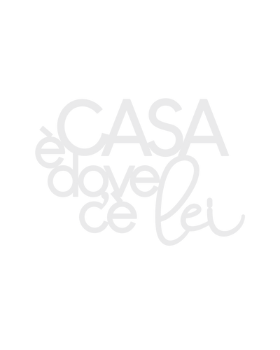 Scritta in Legno Casa è dove c'è lei