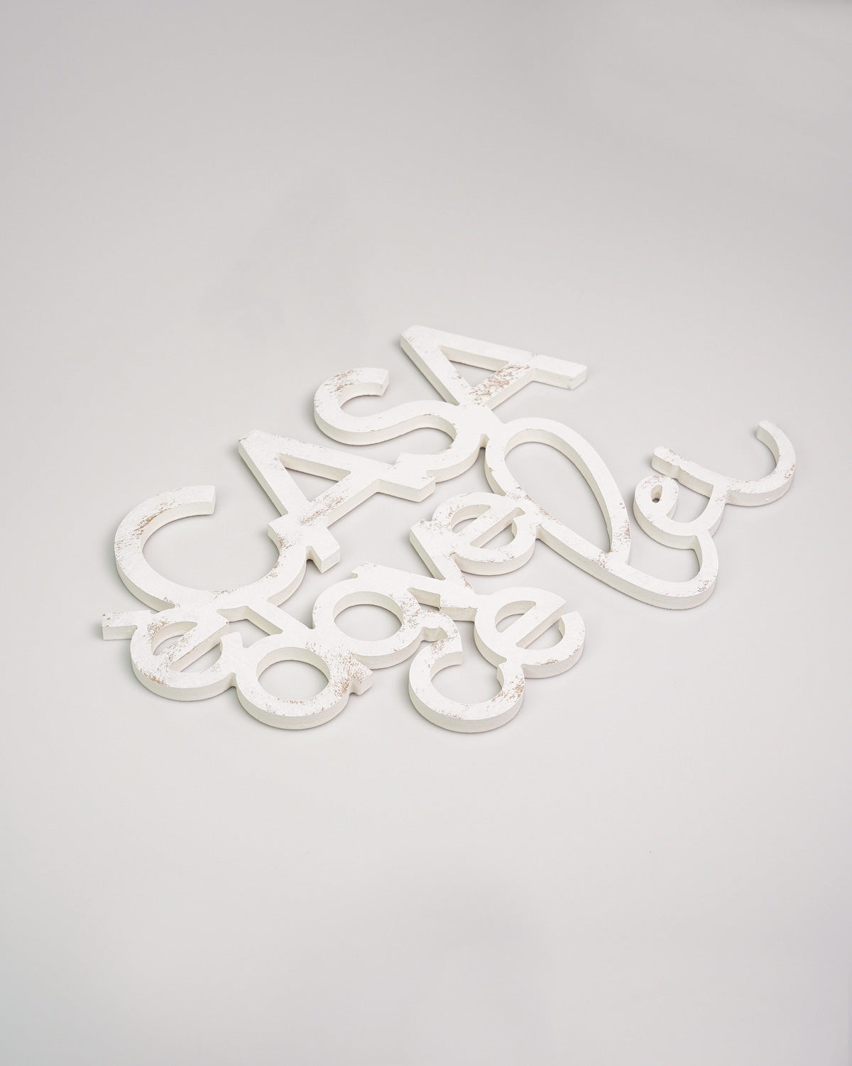 Scritta in Legno Casa è dove c'è lei