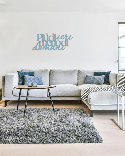 scritta moderna da apperdere decorazione in legno 