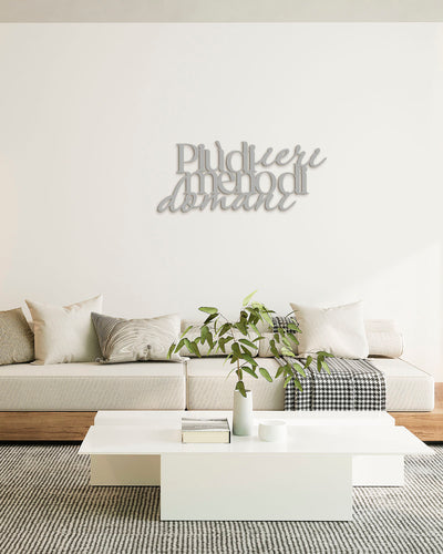 scritta moderna da apperdere decorazione in legno 