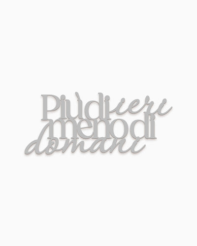 Scritta in Legno Più di ieri