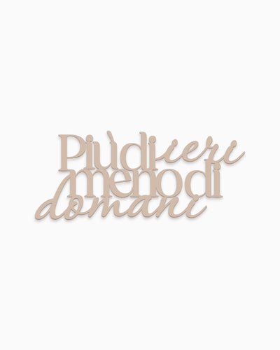 scritta moderna da apperdere decorazione in legno 