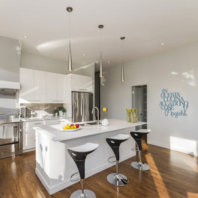 Scritta in Legno In cucina cose Magiche