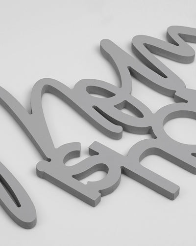 Scritta in Legno Mom is Home