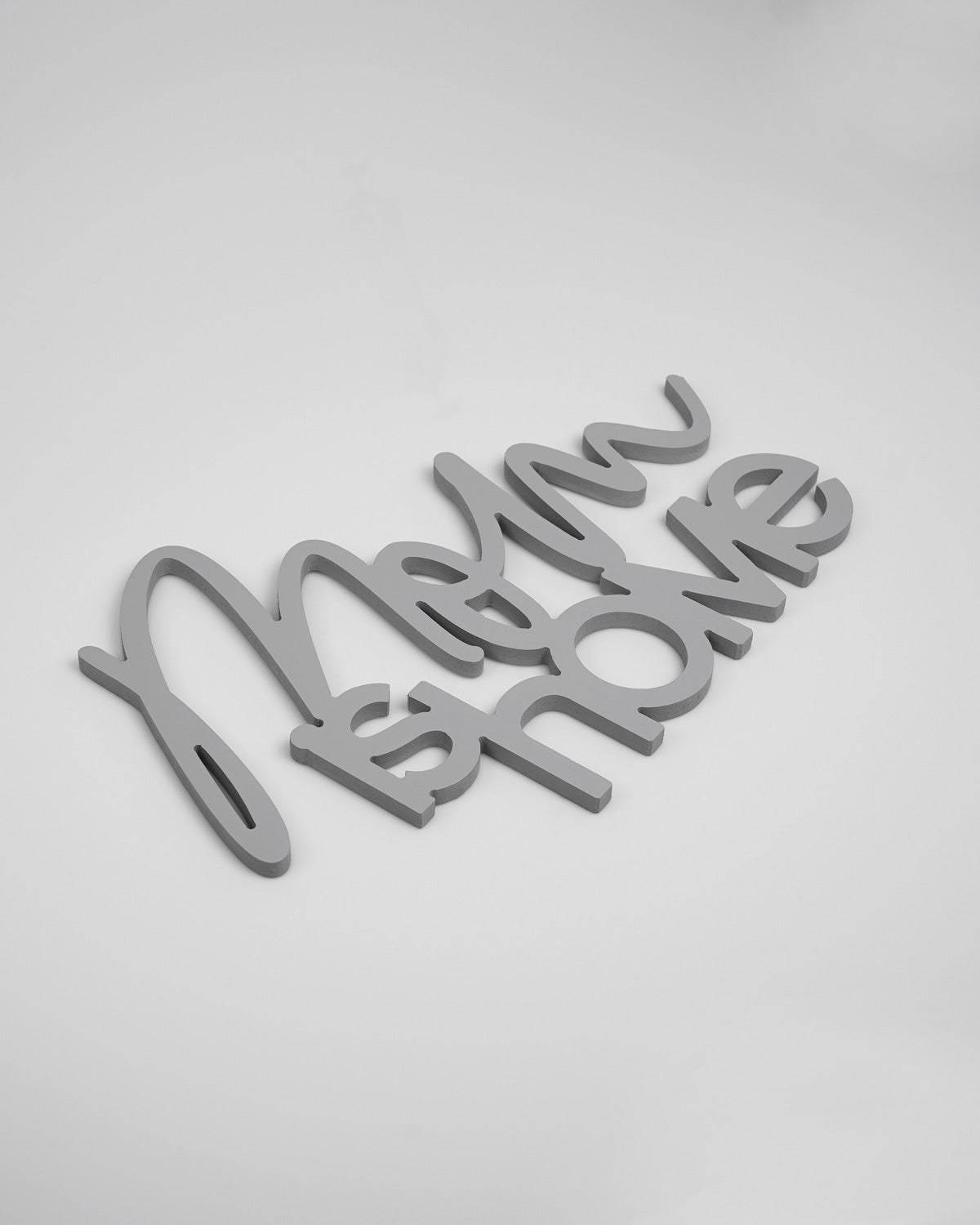 Scritta in Legno Mom is Home