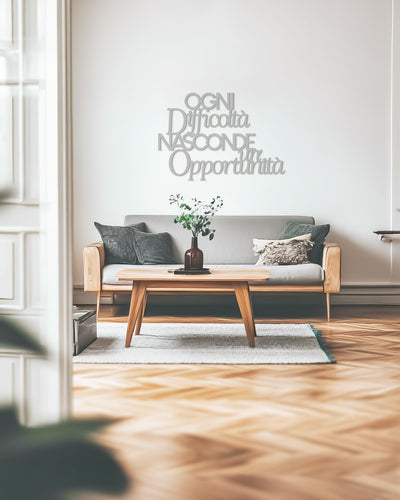 Scritta Difficoltà e oppurtunità