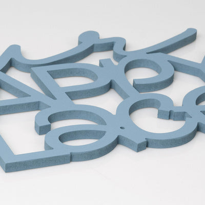 Scritta in Legno Our Happy Place