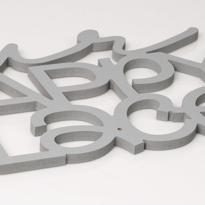 Scritta in Legno Our Happy Place