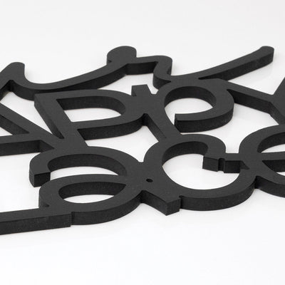 Scritta in Legno Our Happy Place