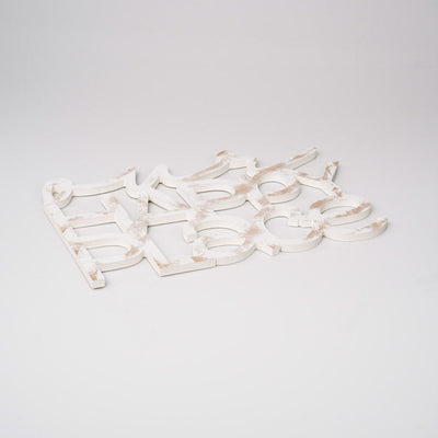 Scritta in Legno Our Happy Place