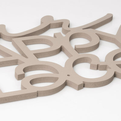 Scritta in Legno Our Happy Place