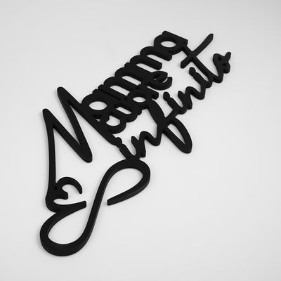 Scritta in Legno Mamma cuore infinito