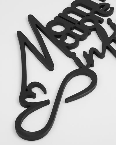 Scritta in Legno Mamma cuore infinito