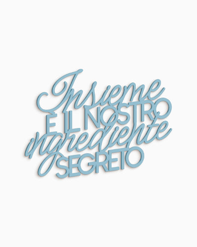 Scritta in Legno L'ingrediente segreto