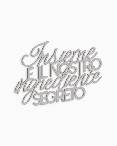 Scritta in Legno L'ingrediente segreto