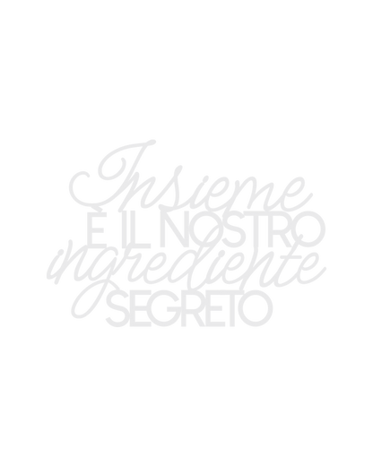 Scritta in Legno L'ingrediente segreto