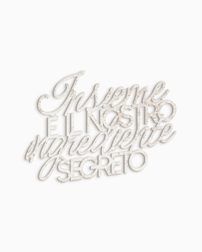 Scritta in Legno L'ingrediente segreto
