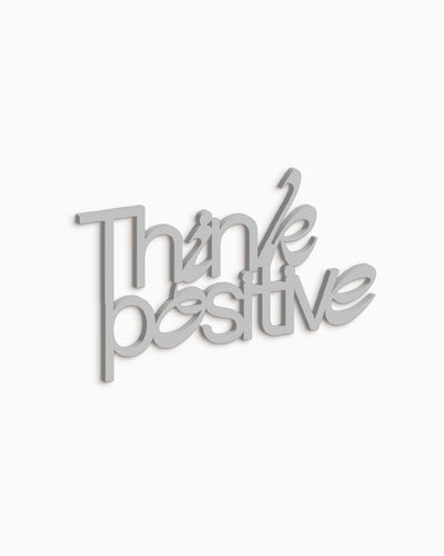 Scritta Think positive