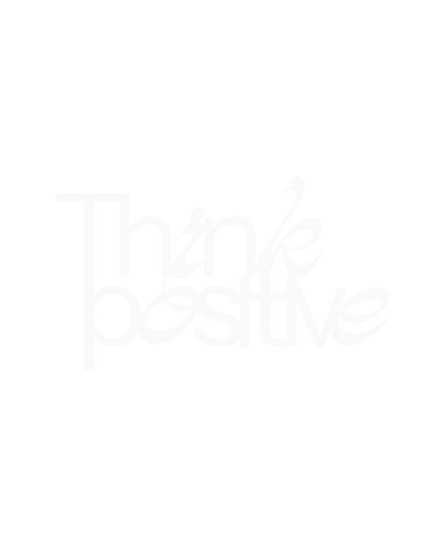 Scritta Think positive