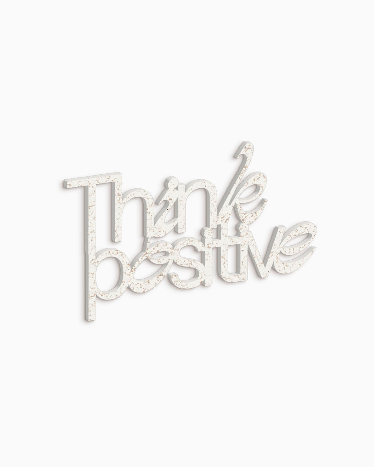 Scritta Think positive