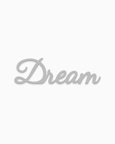 scritta da appendere decorazione parete dream 