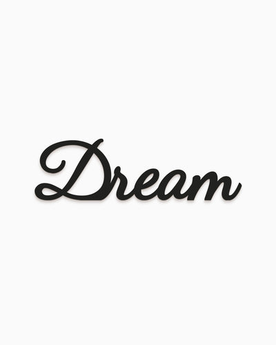scritta da appendere decorazione parete dream 