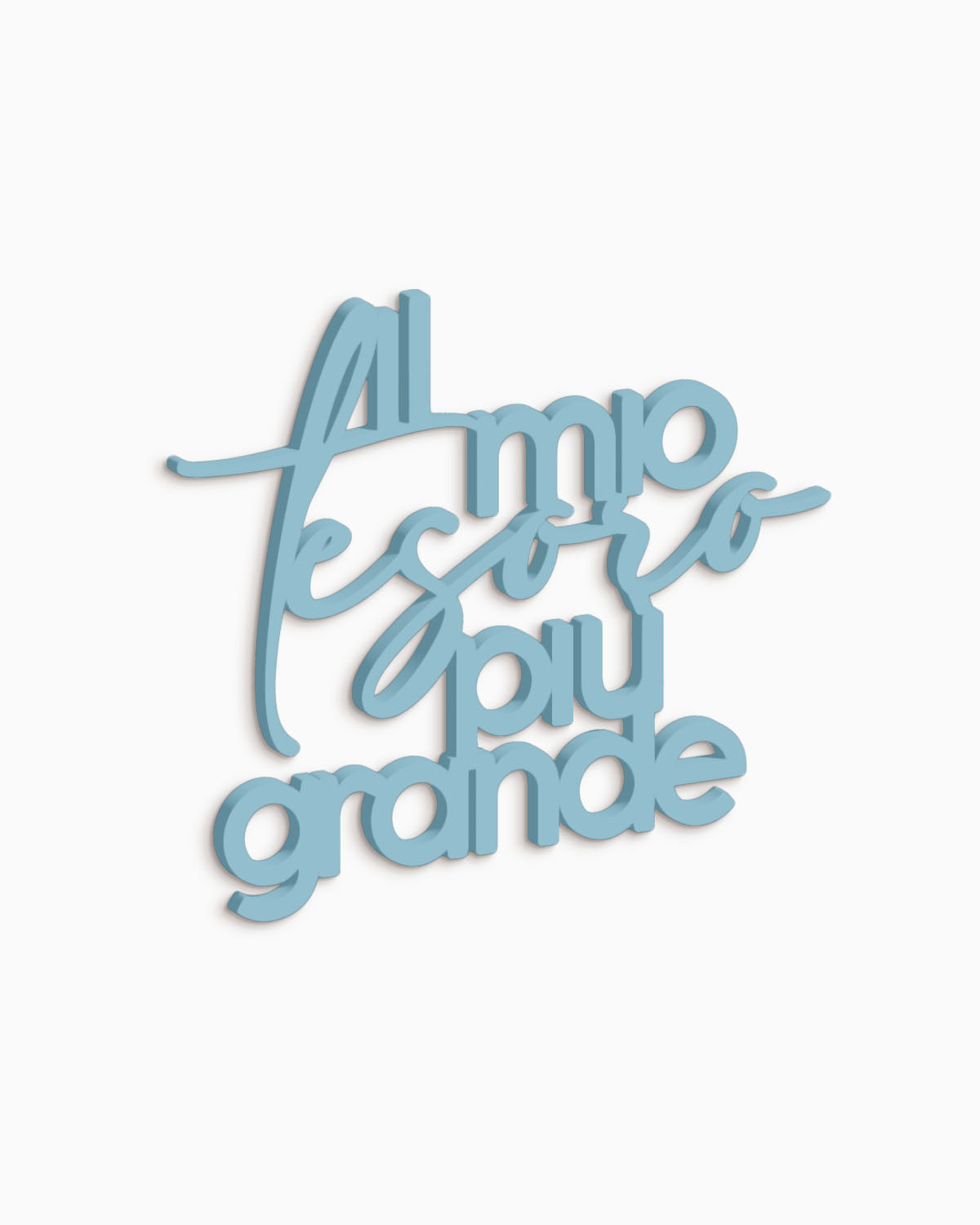 Scritta in Legno Al mio tesoro più grande