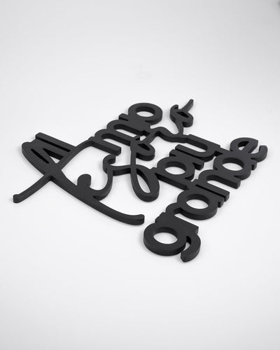 Scritta in Legno Al mio tesoro più grande