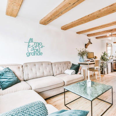 Scritta in Legno Al mio tesoro più grande