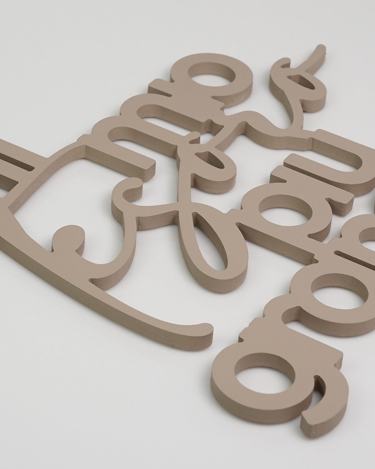 Scritta in Legno Al mio tesoro più grande