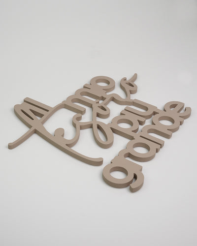 Scritta in Legno Al mio tesoro più grande