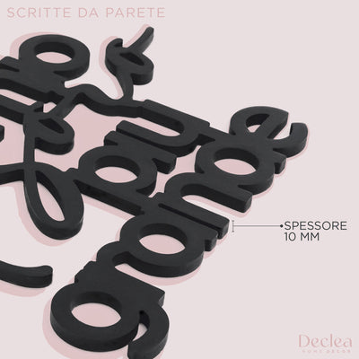 Scritta in Legno Al mio tesoro più grande