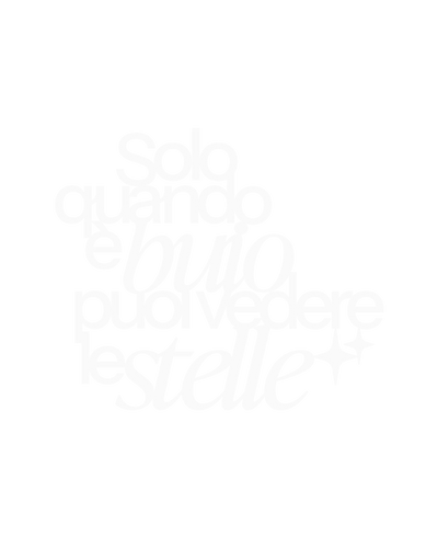 Scritta Solo quando è buio