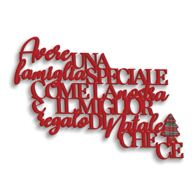 Scritta in Legno il migliore regalo che c'è