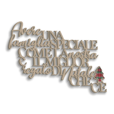 Scritta in Legno il migliore regalo che c'è
