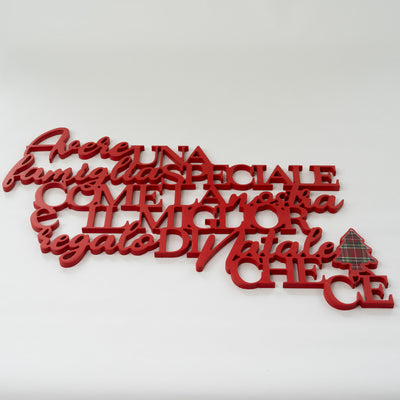 Scritta in Legno il migliore regalo che c'è