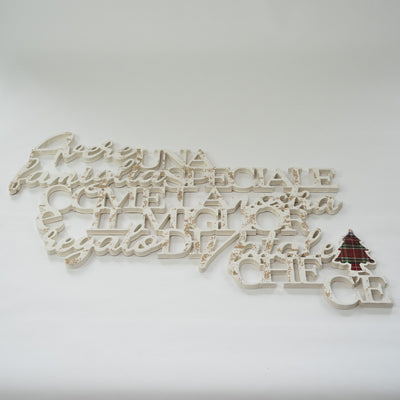 Scritta in Legno il migliore regalo che c'è