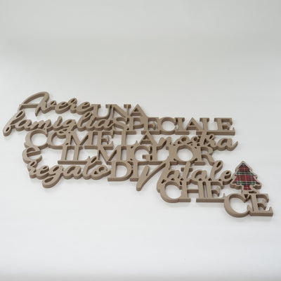 Scritta in Legno il migliore regalo che c'è