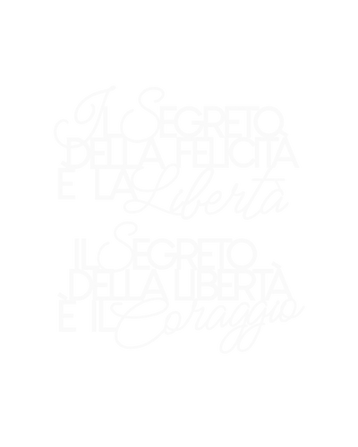 Scritta in legno Il segreto della felicità