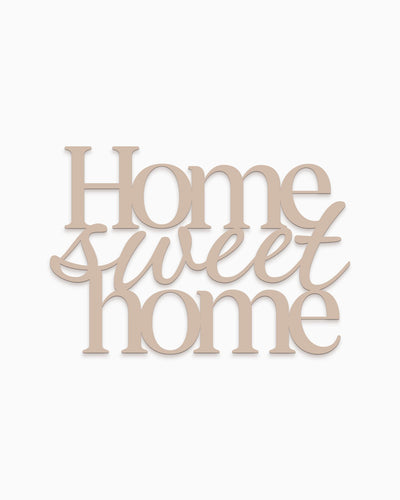 Scritta in Legno Home sweet home